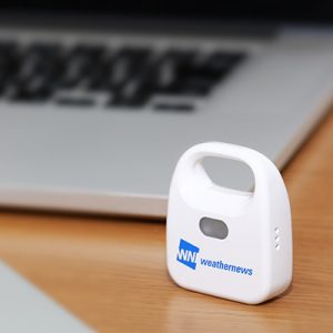 スマホ連携の気象センサー対応ビーコン「WxBeacon2」を販売開始