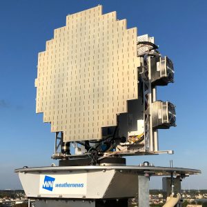 周囲50㎞を30秒で3次元観測する新型レーダーの実証実験開始